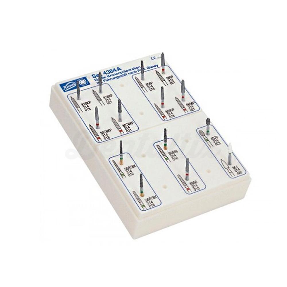 Porte-fraises Dr Gunay pour préparation de couronnes (10 pcs)