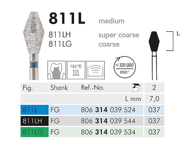 811 L instrument diamanté