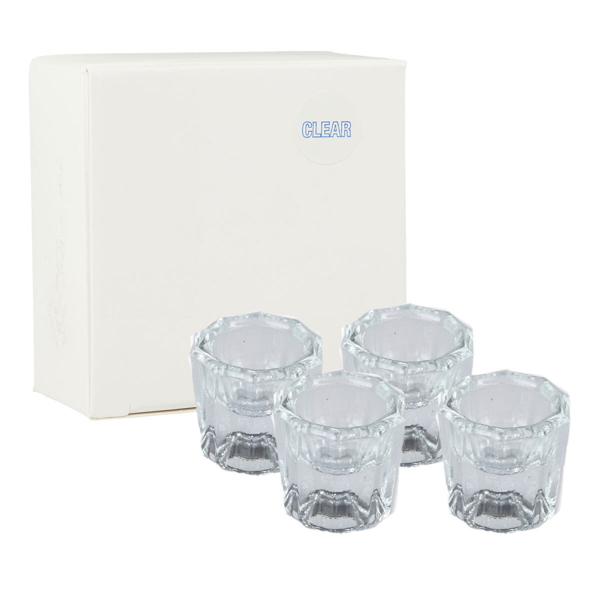 Premium Plus Godet dappen en verre 4pces