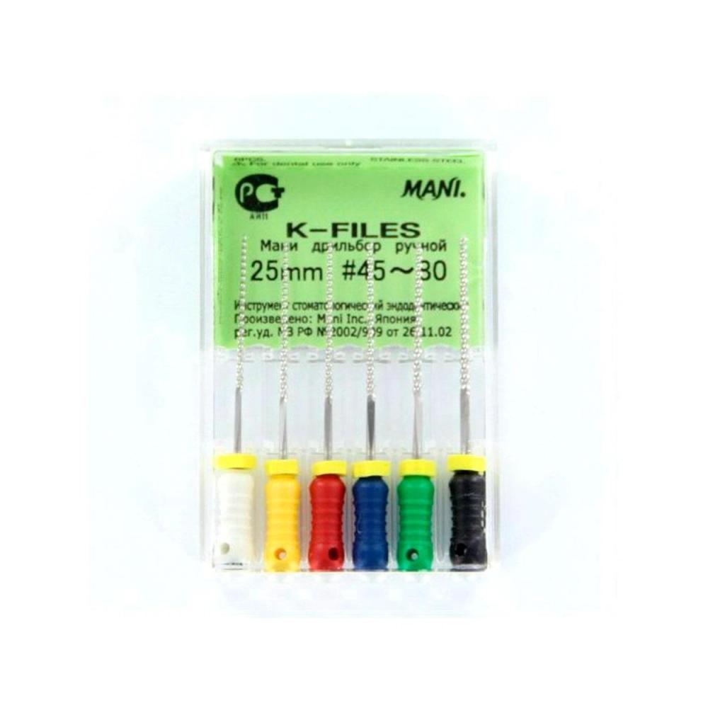 Mani K-limes 25 mm ISO no.45-80 6 pcs