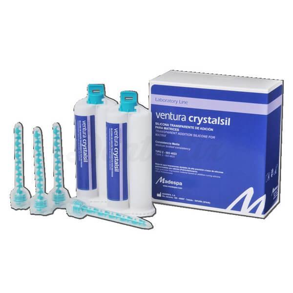 Ventura Crystalsil : Silicone à Prise Rapide (2 x 50 ml)