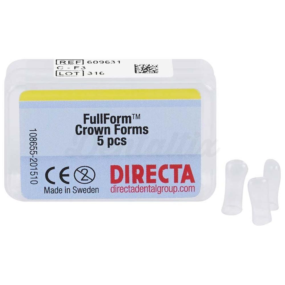 FullForm C : Couronnes en acétate pour les dents antérieures et les prémolaires (120 pcs)