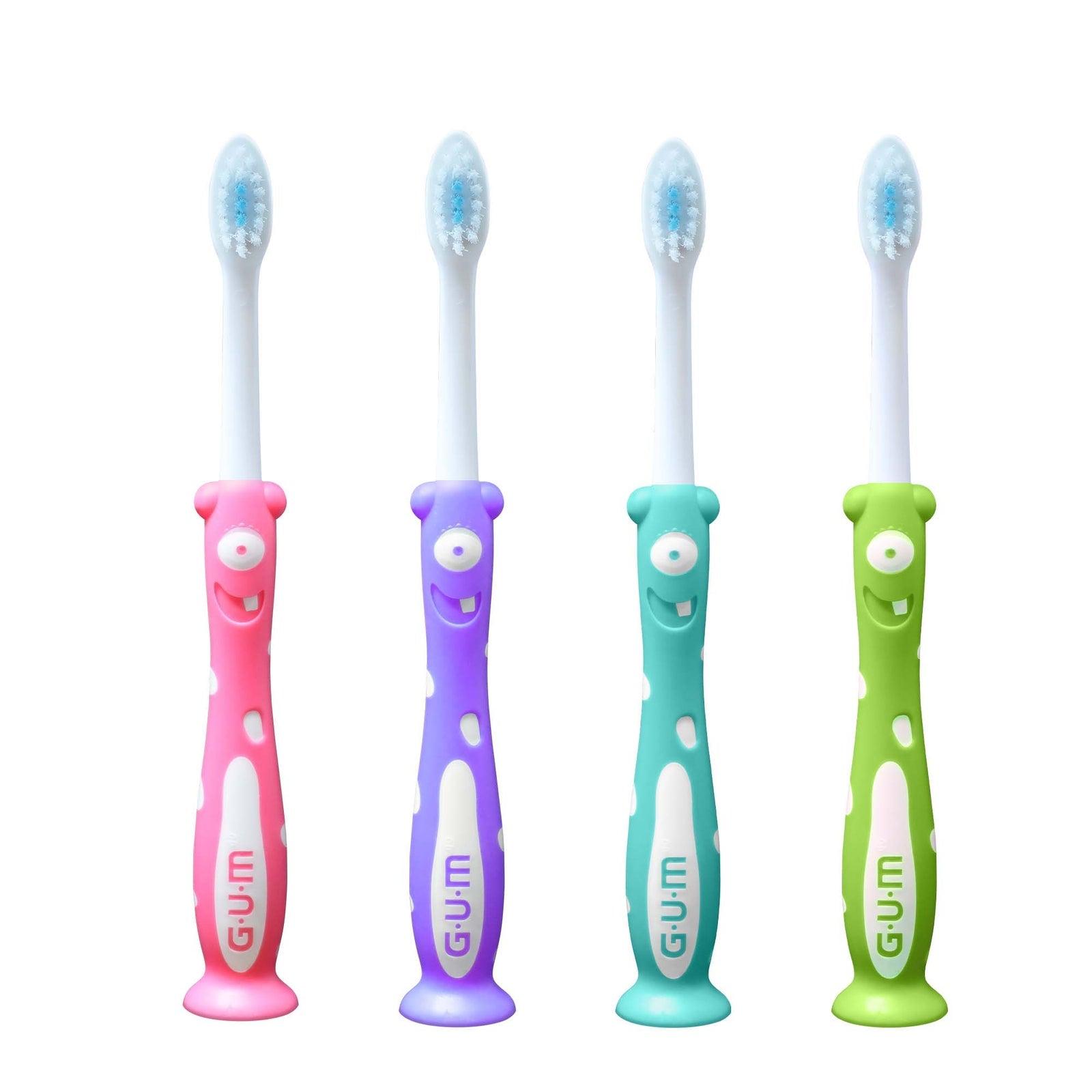 GUM® KIDS brosse à dents 2-6 ans Monster