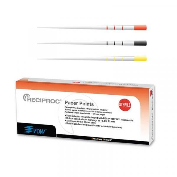 RECIPROC® paper points 29mm - R40