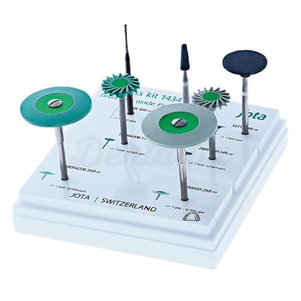 Kit de laboratoire pour la préparation et le polissage de la zircone