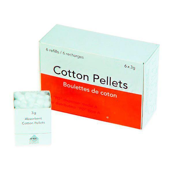 Boulettes de coton (pellets) (6 pcs)