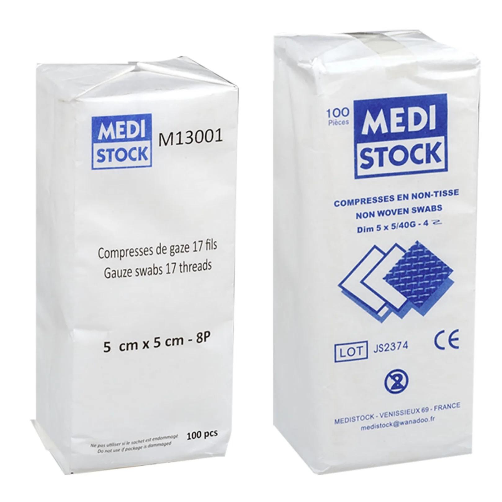 Compresses Non Steriles 5X5Cm 100pcs