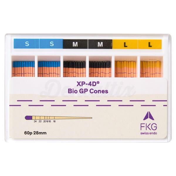XP-4D : Pointes de gutta-percha pour l'endodontie (60 pcs)