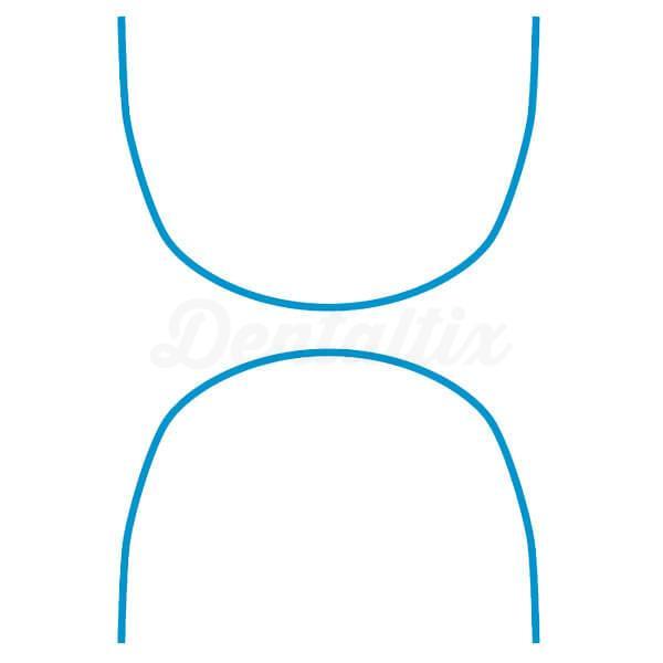 Arc mémoire Ni-Ti super élastique pour l'orthodontie (10 pcs)
