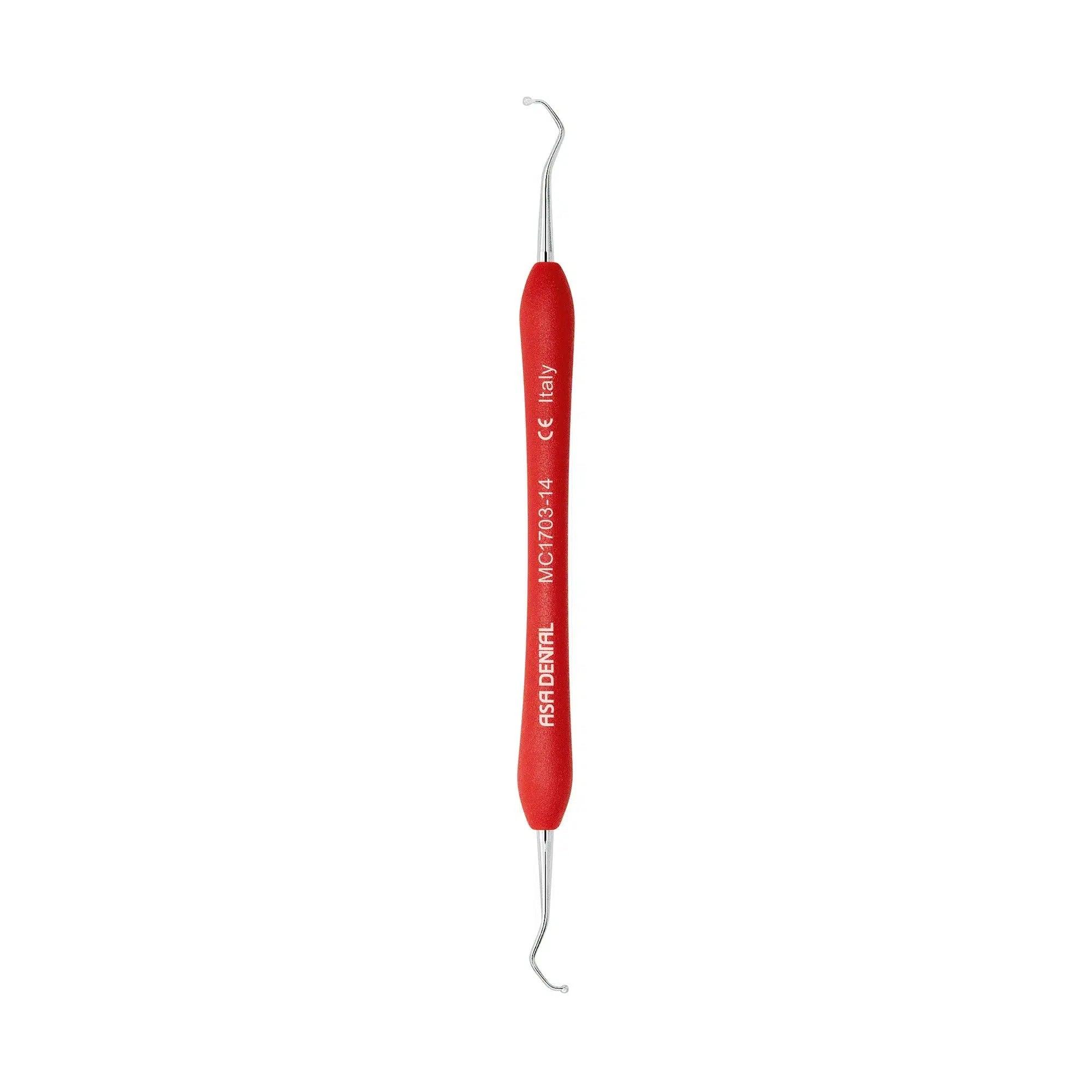 Asa Dental Excavator Magic Color MC #14 Rood (1,5 mm - 16 cm)