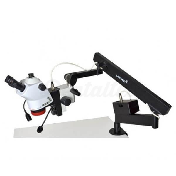 Luxeo 6Z trinoculaire microscoop met flexibele arm