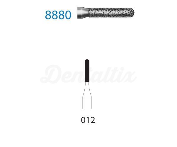 Fraises 8880.314 Diamantées Cylindriques Arrondies FG (5 unités)