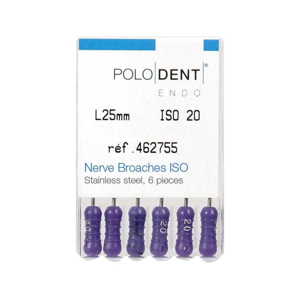 PoloDent Tire-nerfs 25 mm ISO no.20 10 pcs