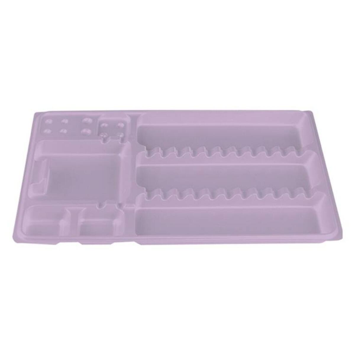 Medistock Plateaux jetables 28x18cm - violet