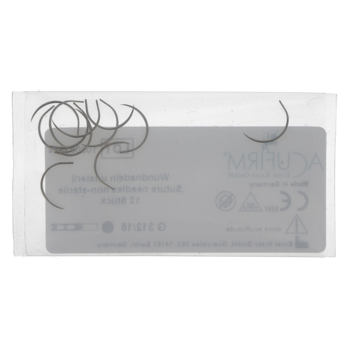 Acufirm® aiguilles de suture 1/2c rondes non stériles - G 312/15