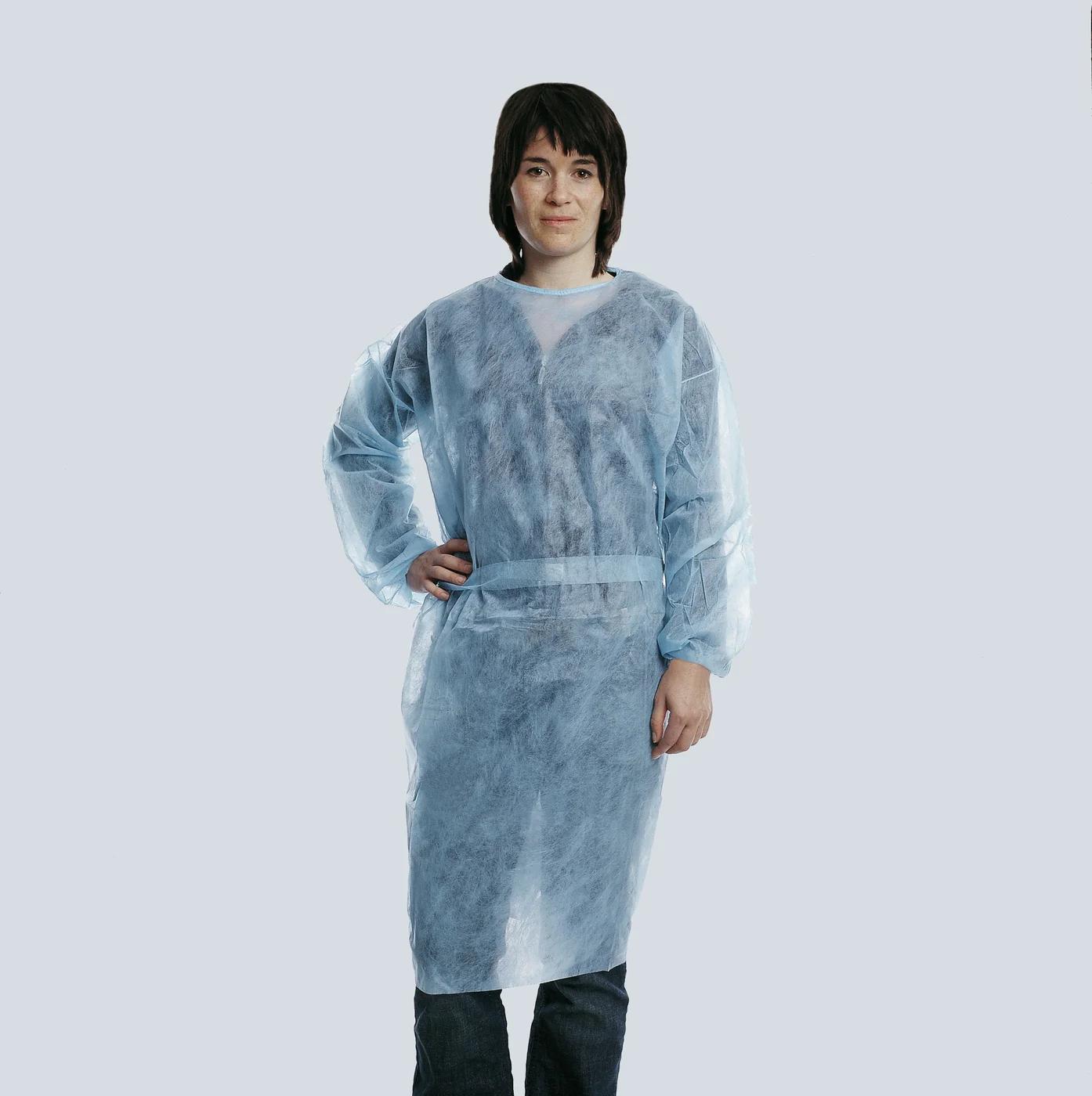 Foliodress Blouse Visiteur Bleue 50Pcs