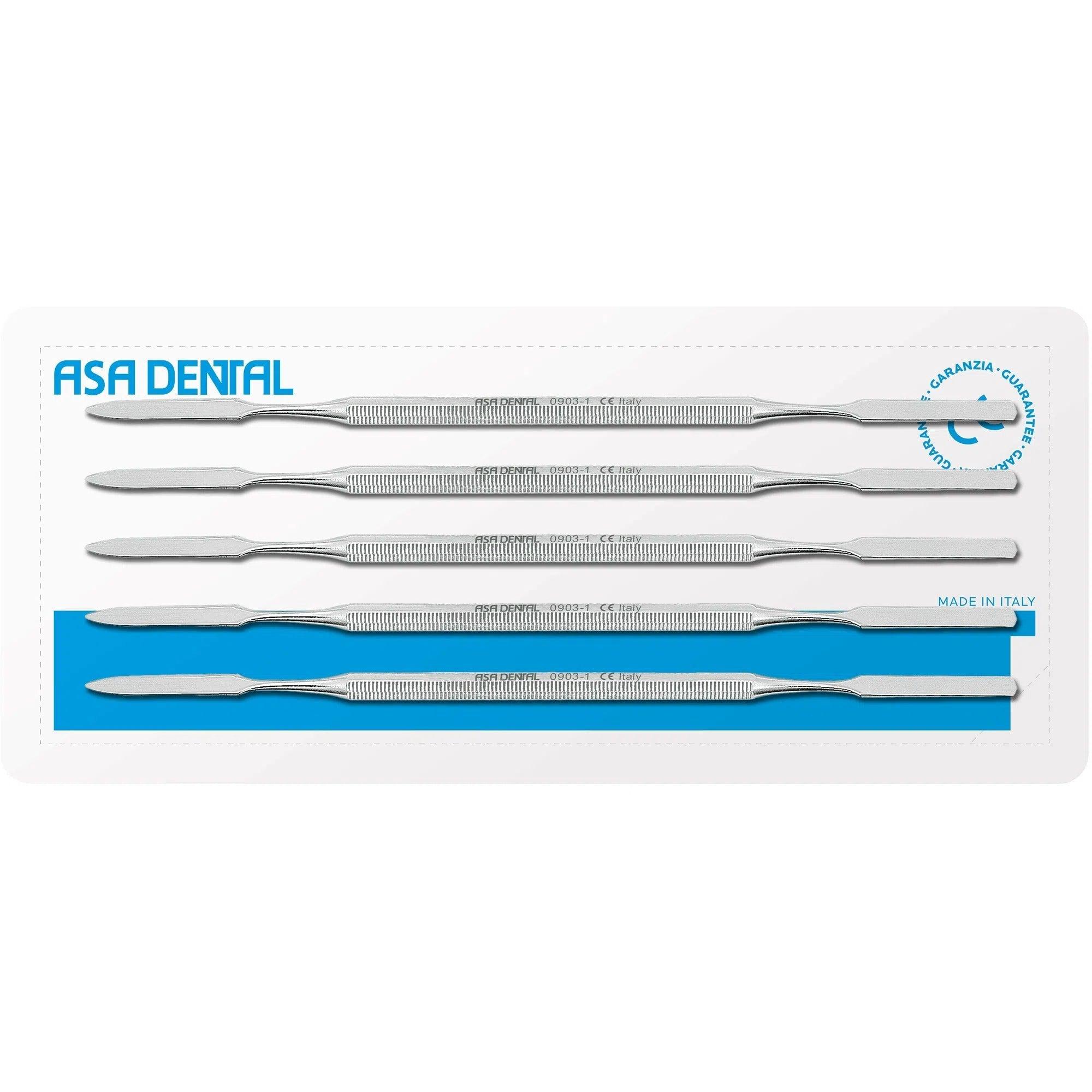 Asa Dental Set Cementspatels (5 st.) #1 (5,5 mm - 17,5 cm)