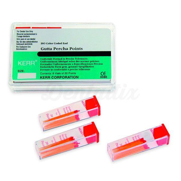 Pointes de gutta-percha standardisées (120 pcs)