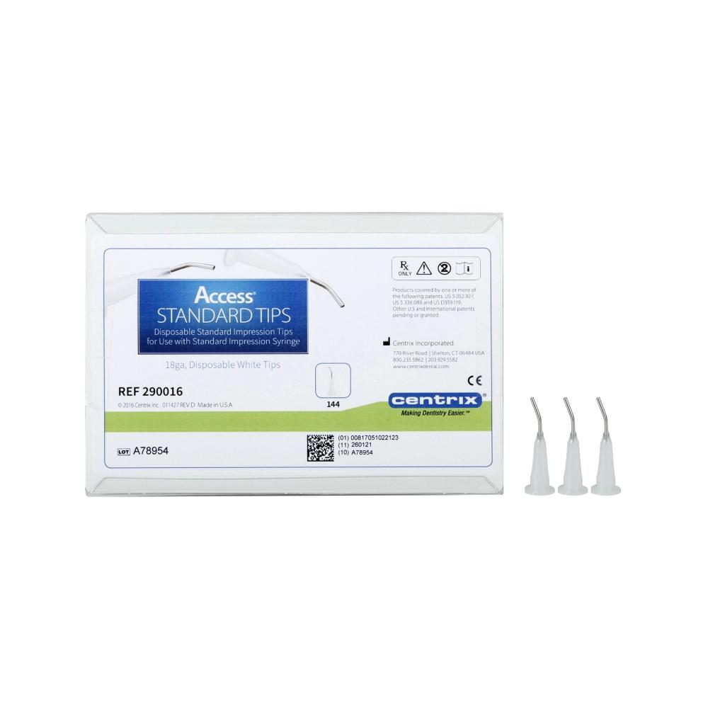 Centrix Access Standard Impression Needle Tip 144 pcs