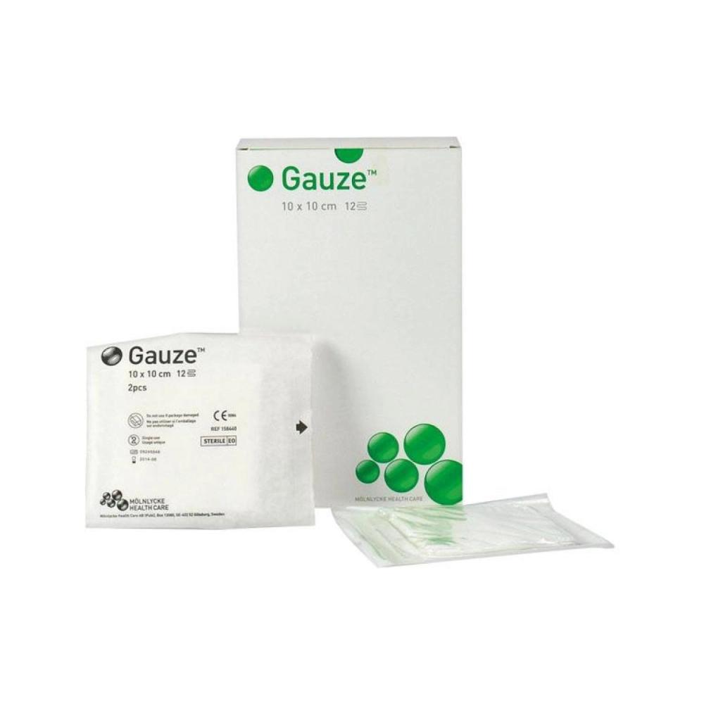 Mölnlycke Compresses stériles 10x10 cm 24x 5 pcs