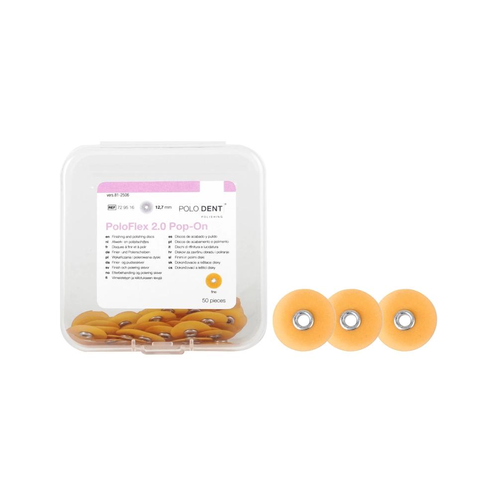 PoloDent PoloFlex 2.0 Pop-On fin 12,7 mm 50 pcs