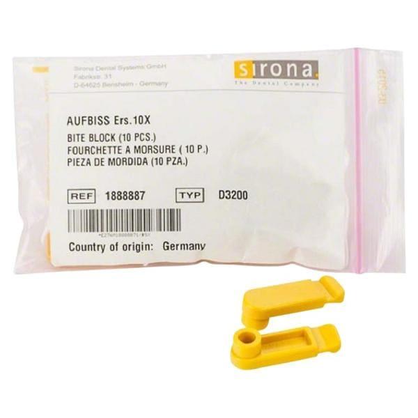 Orthophos biteblock jaune - Emballage, 10 pcs
