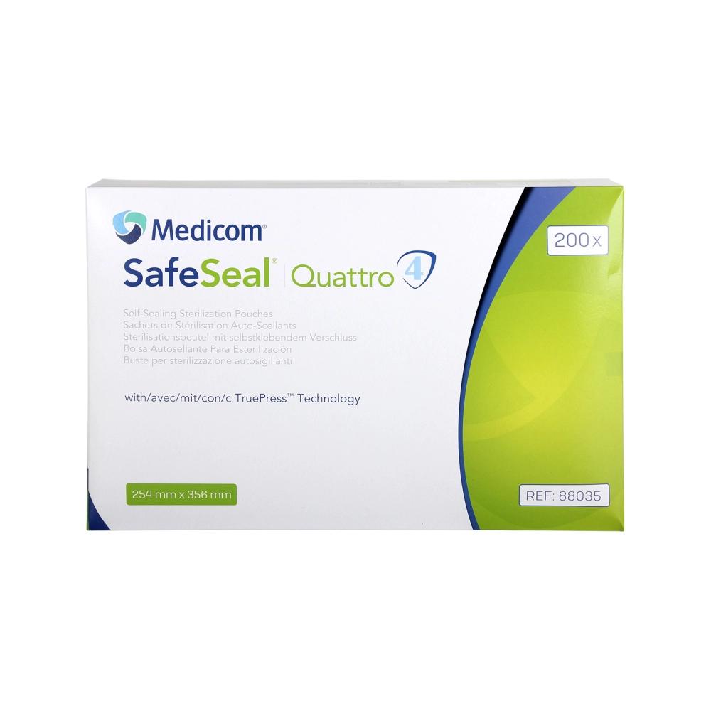 Medicom SafeSeal Quattro sachets de stérilisation 254x356 mm 200 pcs