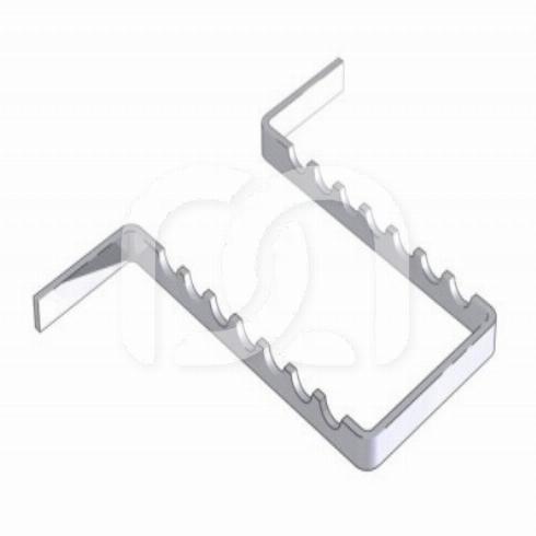 Plateaux Inox non Perforés - le Porte Instruments 7 Instruments