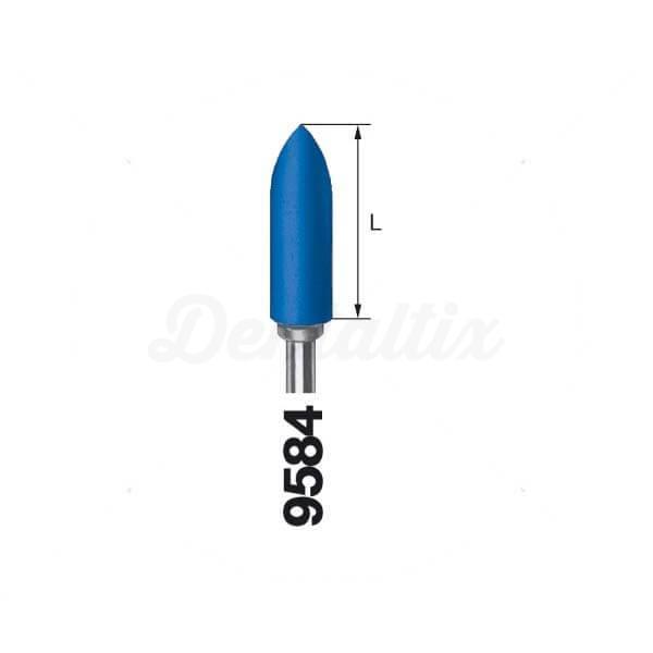 Polissoir bleu universel 9584.104.050 pour pièce à main (10 unités)