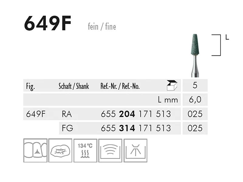 649 F abrasif (green, fine)