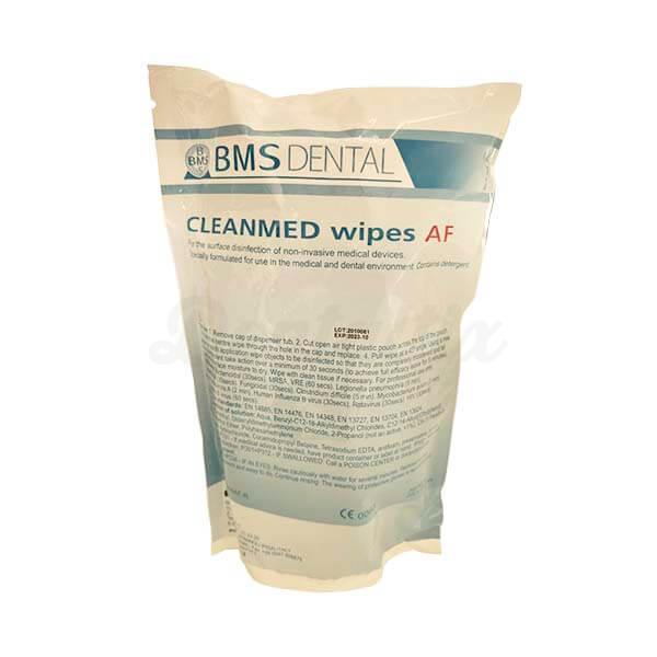 Cleanmed Wipes AF : Lingettes désinfectantes sans Alcool (200 pièces)