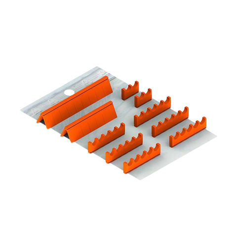 SILICONE POUR EASY TRAY 21X18 ORANGE