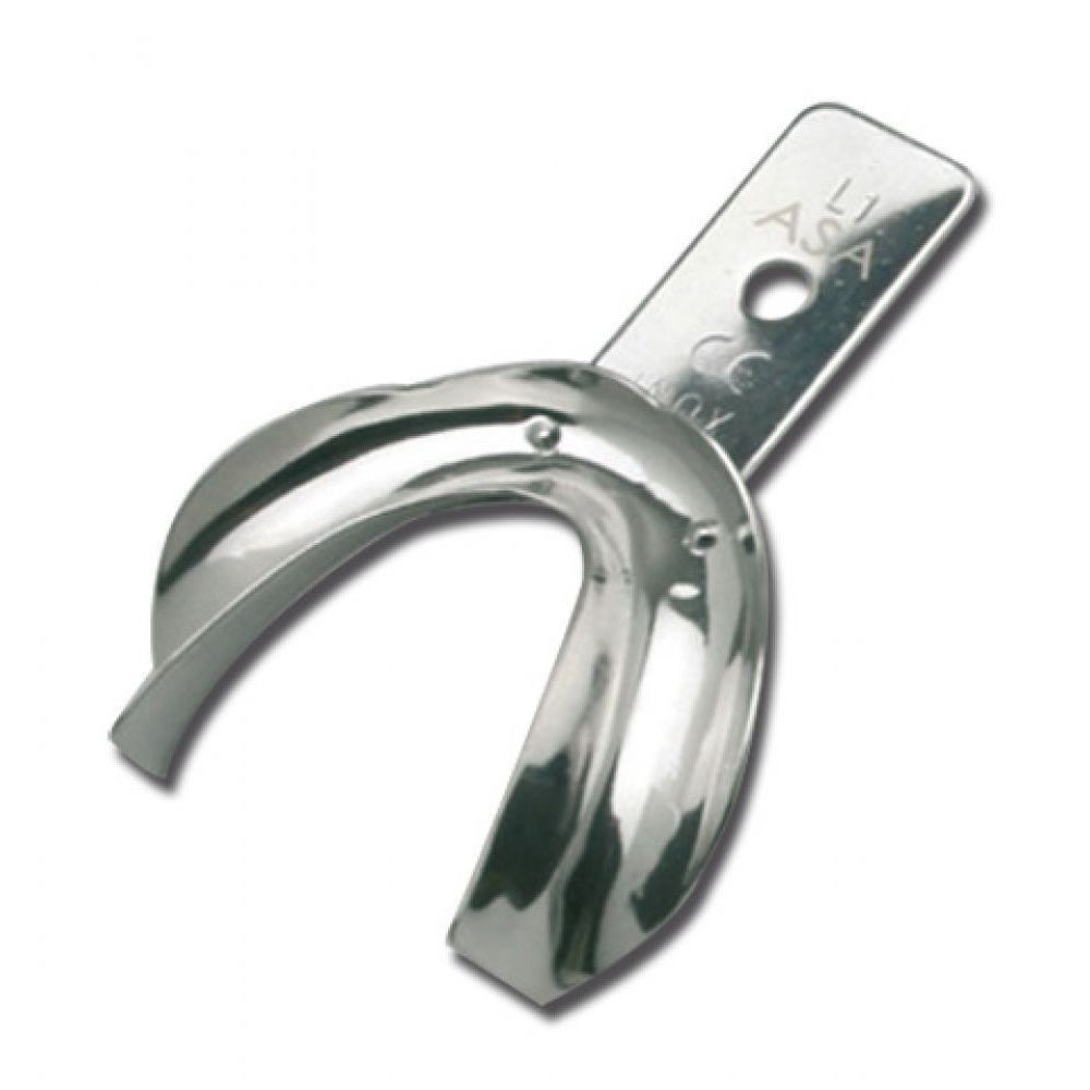 PORTE-EMPREINTES POUR EDENTES TOTAUX EN INOX - LE PORTE-EMPREINTE