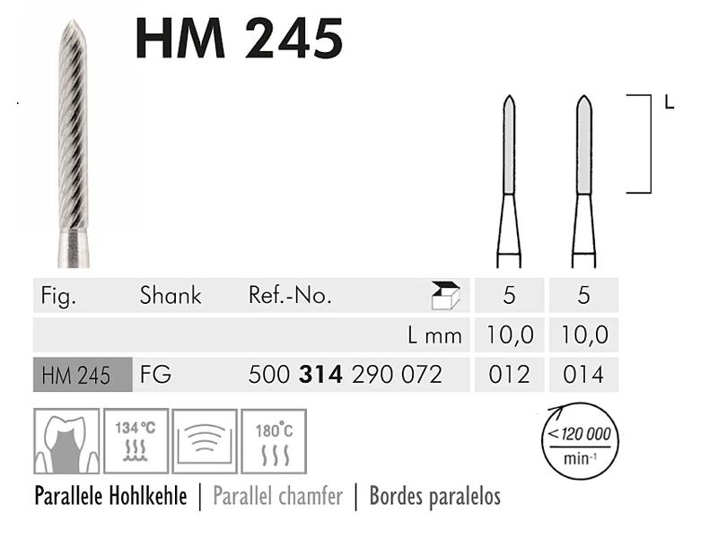 HM 245 FG 014 hardmetaalboor
