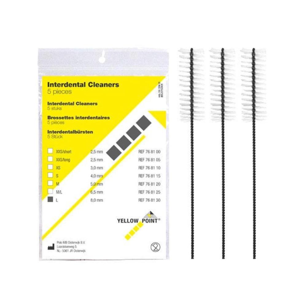 Yellow Point Interdental Cleaners large (8 mm) 12x 5 pcs