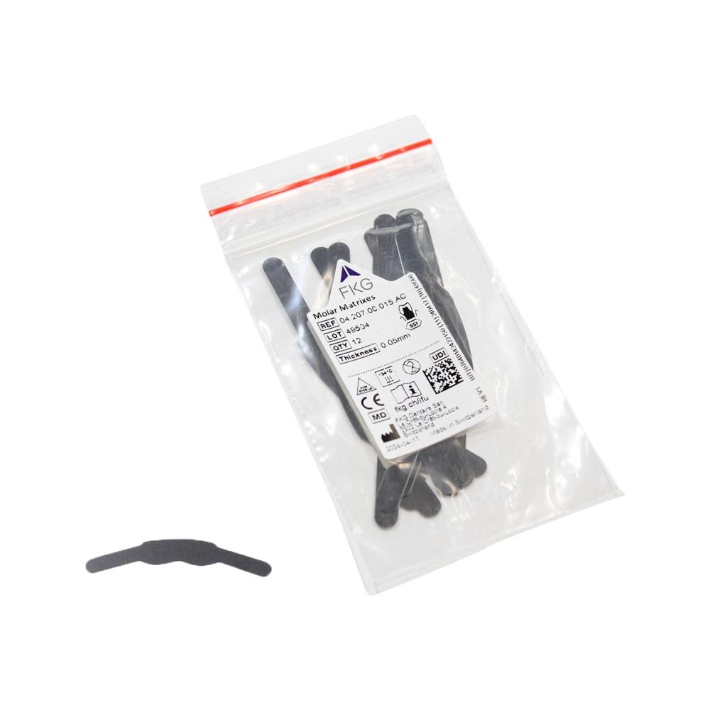FKG Matrices no.7 molaires fin 0,05 mm 12 pcs