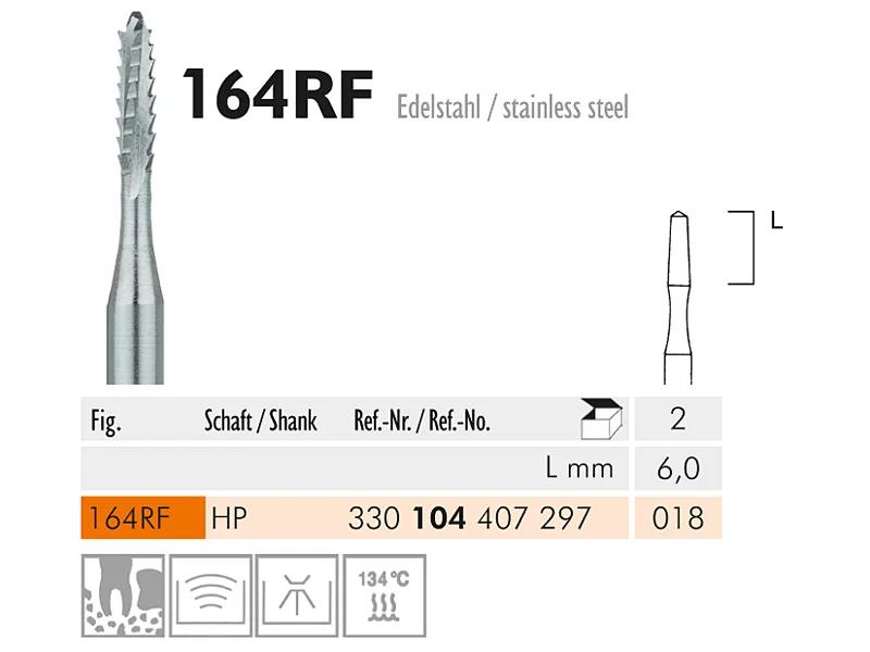 164 RF HP 018 instrument en acier inoxydable chirurgical