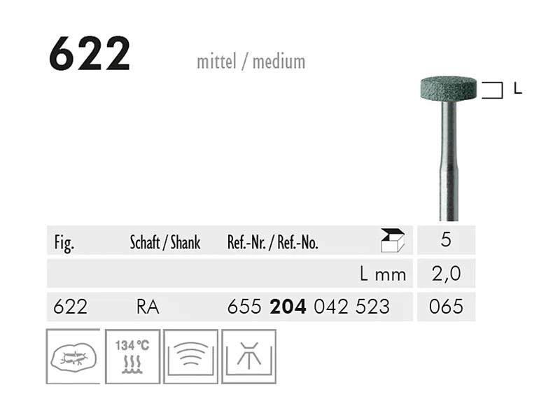 622 RA slijppunt (green, medium)