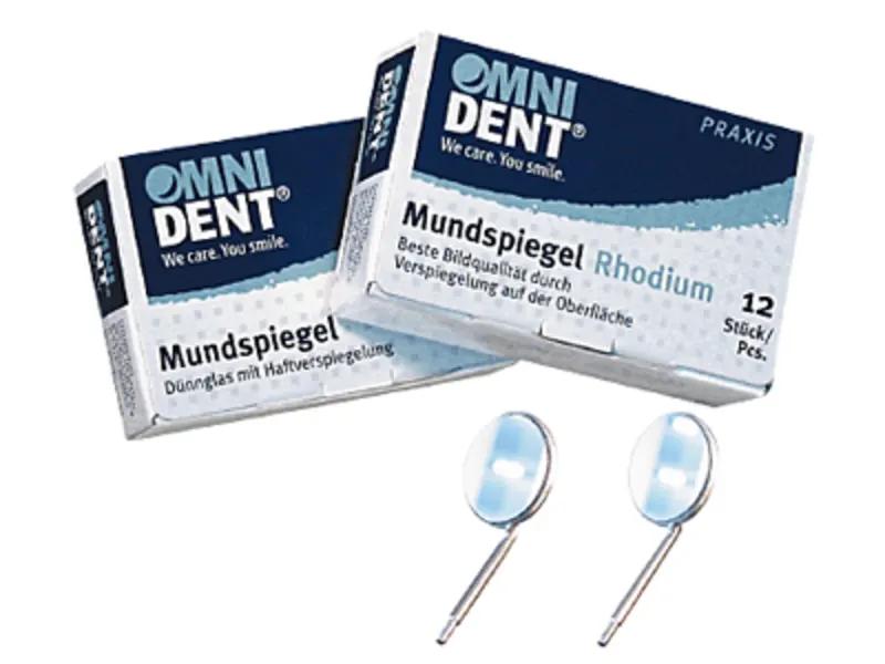 Omnident® miroir buccal grossissant Rhodium Plan - No. 5 (Ø24mm)