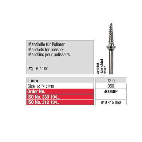 MANDRINS POUR CYLINDRES N°4004 (6)