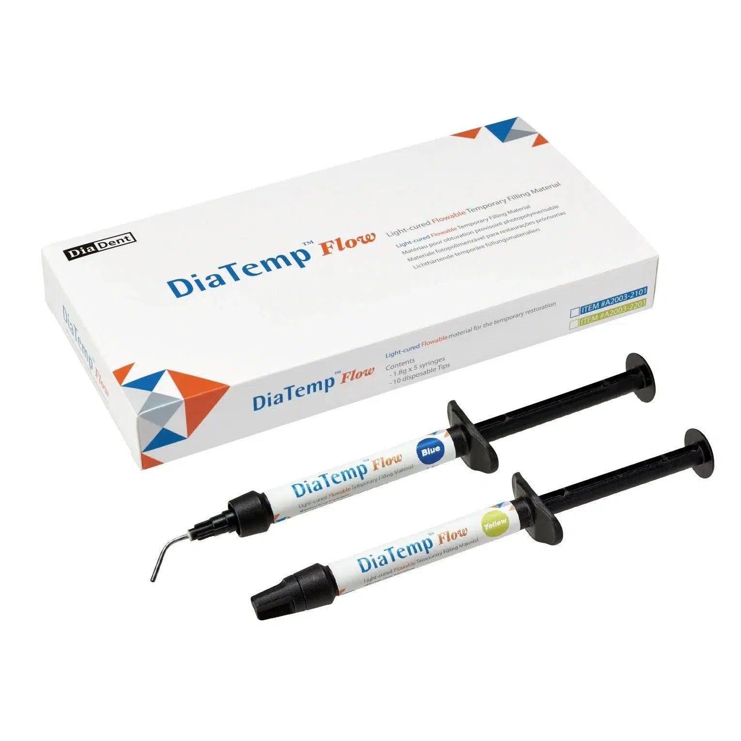 Matériau d'obturation provisoire fluide photopolymérisable DiaTemp Flow (3 x 3 g)