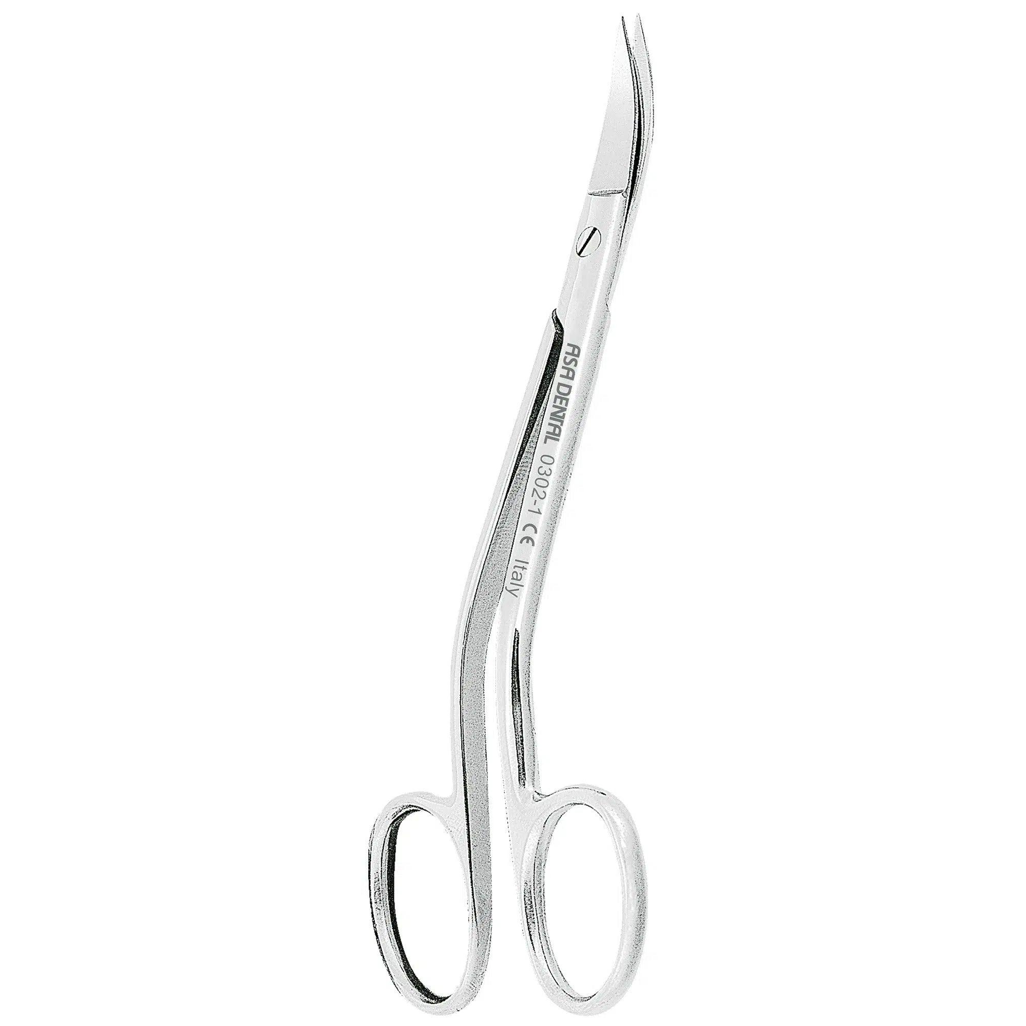 Asa Dental Tandvleesschaar / Gum scissors #1 Neumann Gebogen (12,5 cm)
