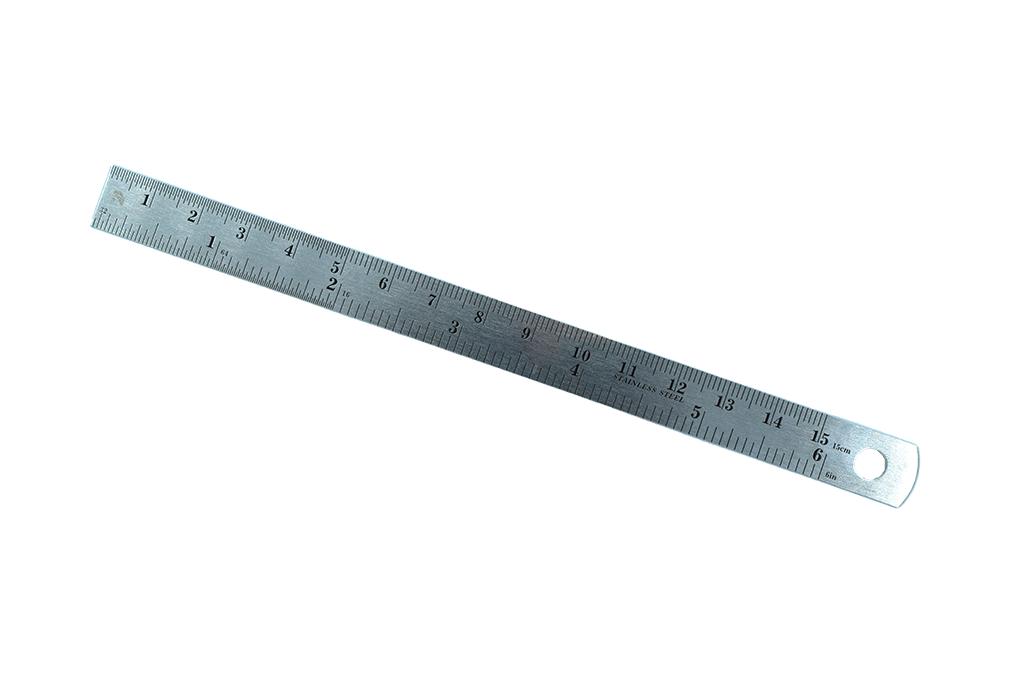Liniaal 6 inch klein ref. 1026-9