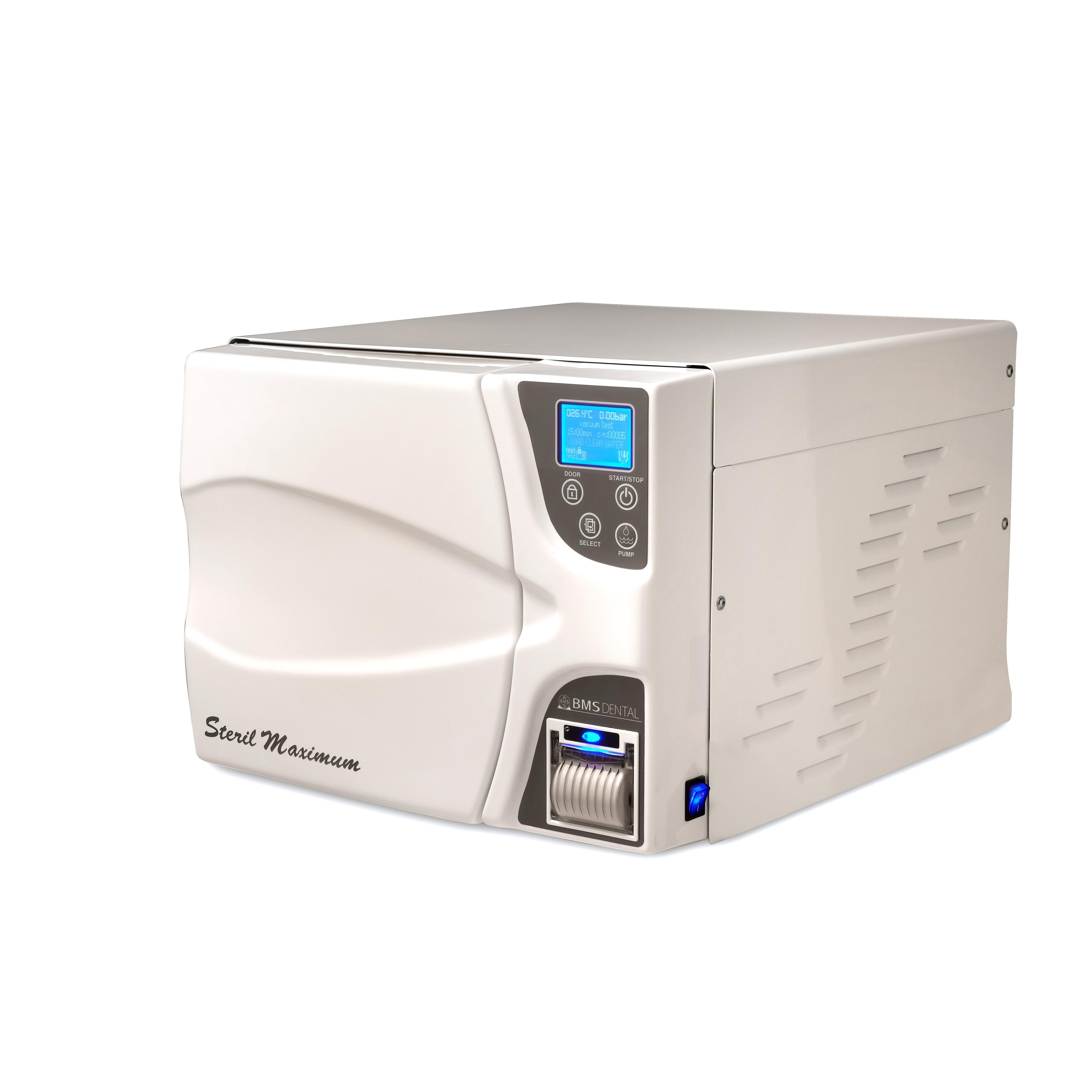 BMS Dental STERIL MAXIMUM Autoclaaf Class B met Printer (18 L & 23 L)