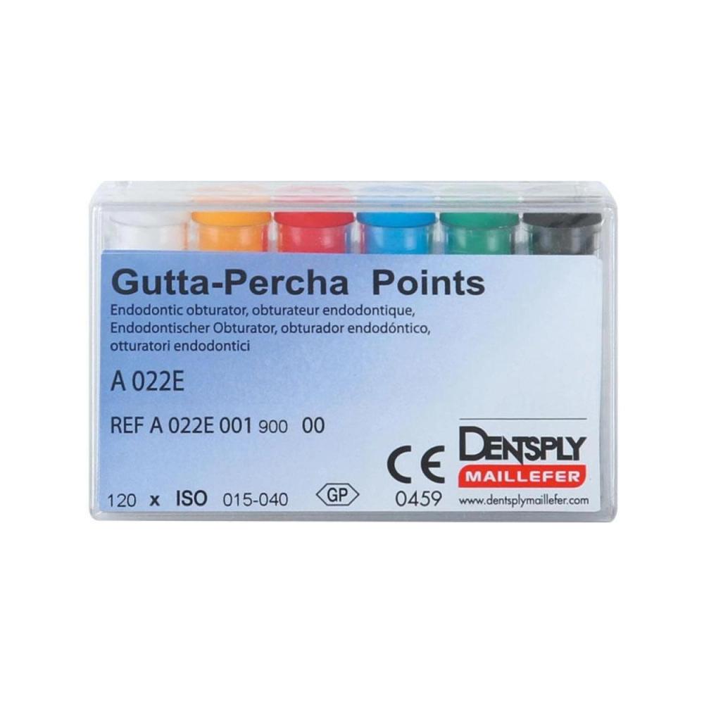 A022E Pointes Gutta Percha blanc .02 / 29mm assortiment - ISO 15-40