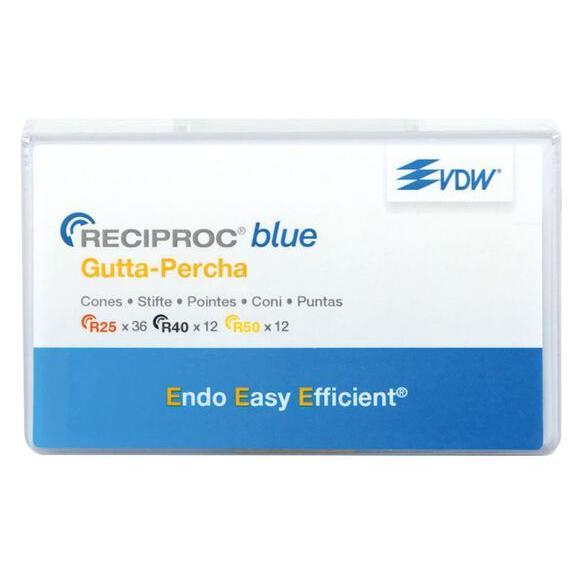 VDW Reciproc Blue pointes de gutta-percha 28 mm (60 pcs)