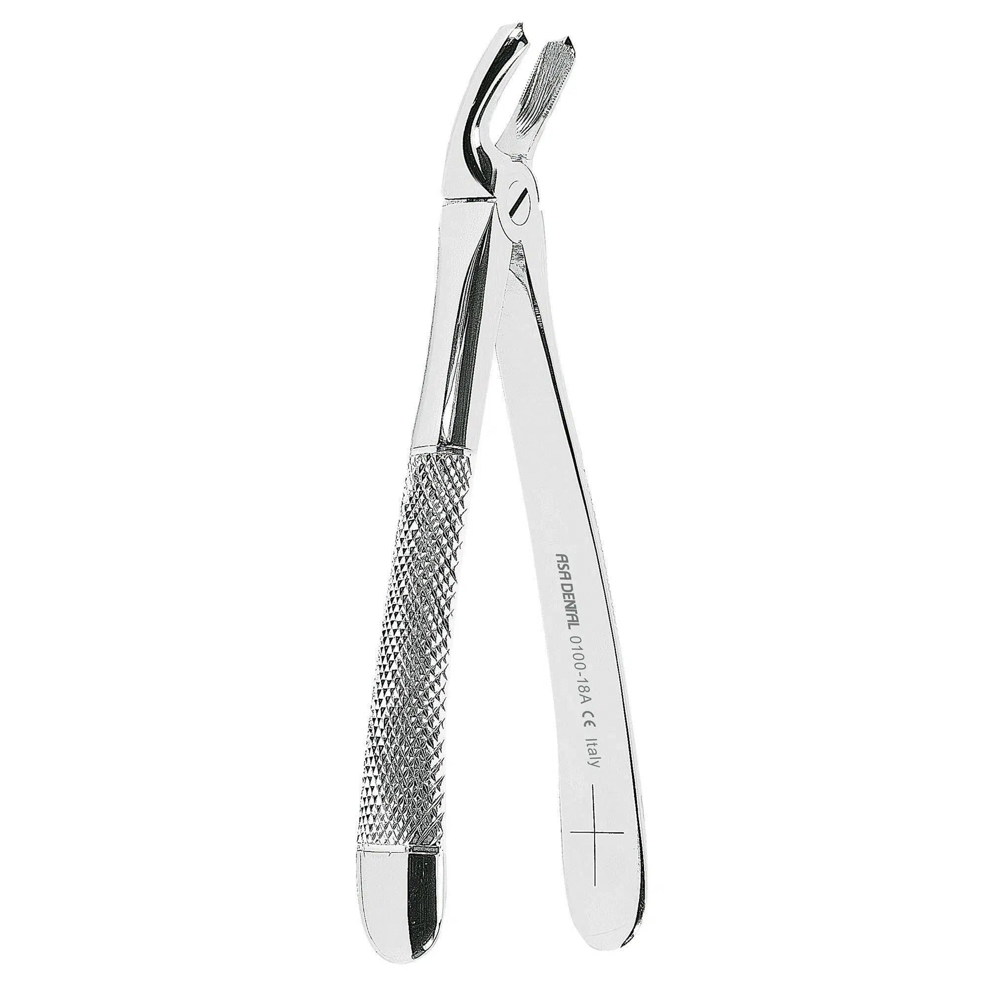 Asa Dental Extractietang #18A Gekartelde punt (17 cm)