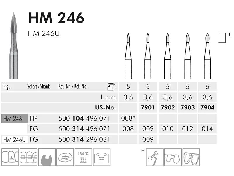 HM 246 hardmetaalboor