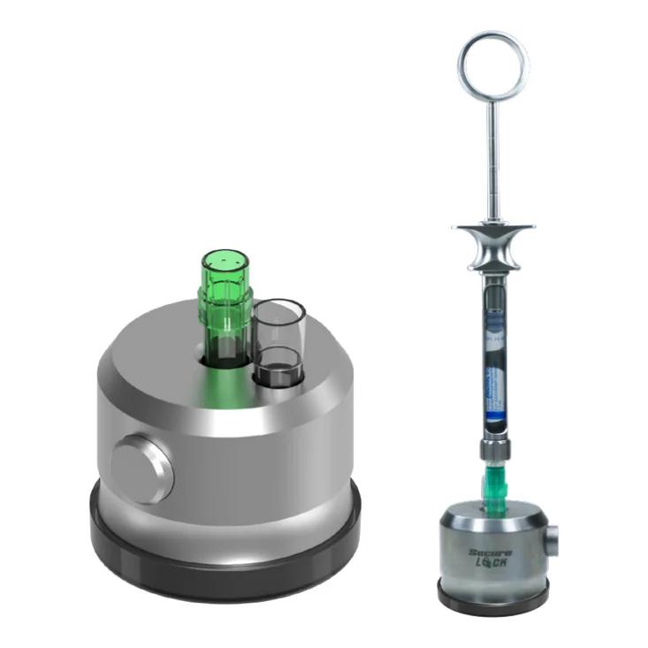 Secure Lock injectiespuit staander