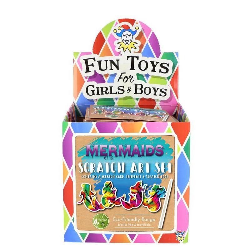 Kidspoint jouets set Scratch Art sirènes 8,5 x 8,5 cm (108 pcs)
